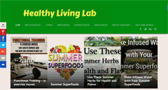 Desktop Screenshot of healthylivinglab.com